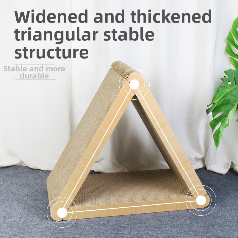 Нова голяма дъска за драскане на котки, геометрична вертикална триъгълна дъска за котешко гнездо, многофункционална дъска за драскане, гофрирана хартия, играчки за котки