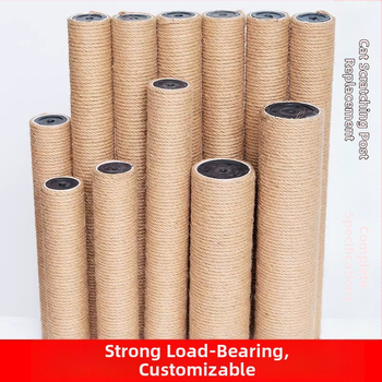 Kanapių virvės stulpas katėms laipiojimo rėmas stulpas džiuto sizalio pakaitinis stulpas katėms griebti stulpas savadarbis dangaus stulpas „pasidaryk pats“ sprogimai