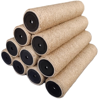 Kanapių virvės stulpas katėms laipiojimo rėmas stulpas džiuto sizalio pakaitinis stulpas katėms griebti stulpas savadarbis dangaus stulpas „pasidaryk pats“ sprogimai