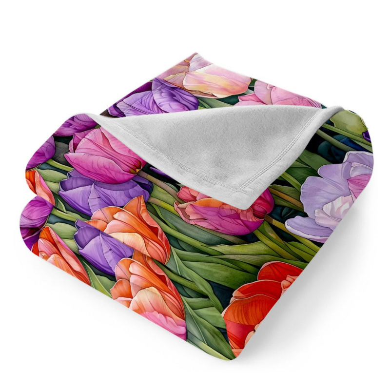 Lilleline kõrglahutusega digitaalne flanelltrükiga visketekk, konditsioneeriga tekk, väike visketekk, diivanitekk