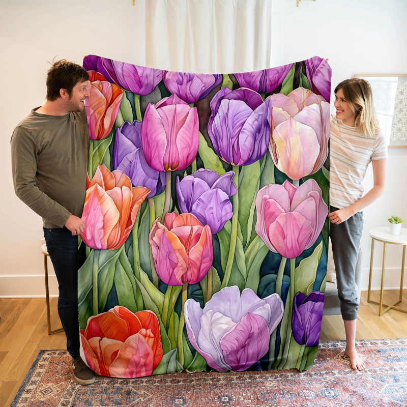 Lilleline kõrglahutusega digitaalne flanelltrükiga visketekk, konditsioneeriga tekk, väike visketekk, diivanitekk