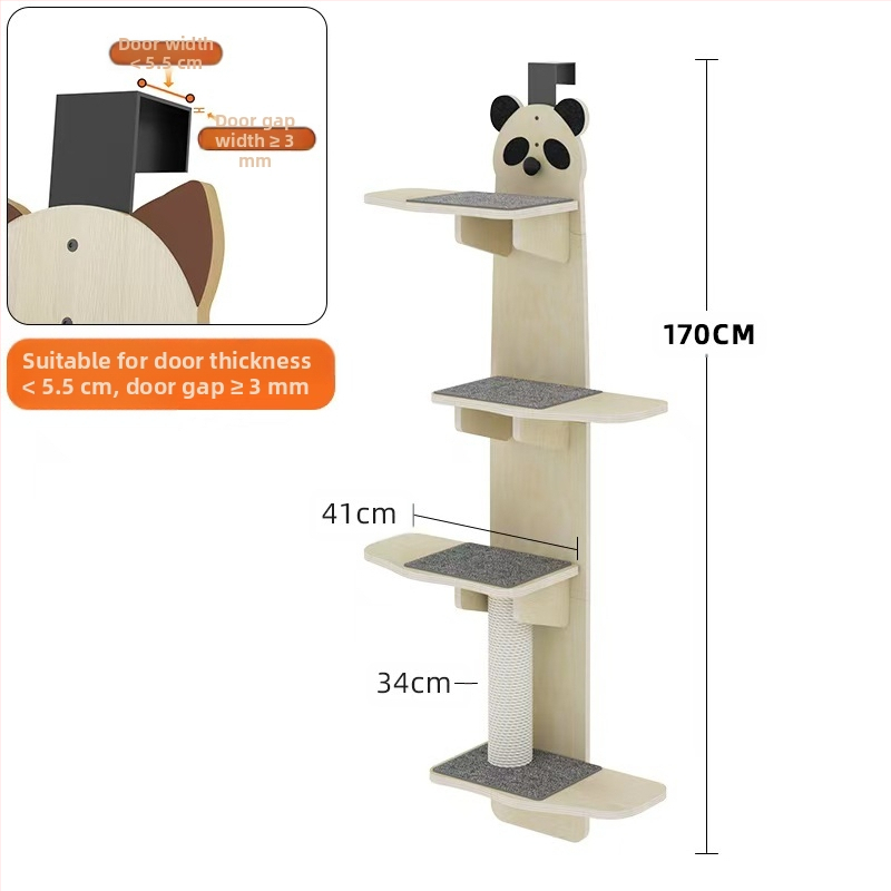 Kačių laipiojimo stovas, sieninis, mažas, netuščias, pakabinamas prie sienos, medžio masyvo, kačių laipiojimo stovas, buitiniai kačių žaislai, kačių baldai, papuošalai