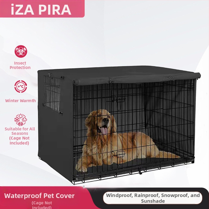 Vodootporna navlaka za kavez za pse, kavez za zečeve, kavez za kokoši, prijenosna, sklopiva, otporna na prašinu i vjetar, krema za sunčanje, prekogranična, vruća navlaka za kućne ljubimce