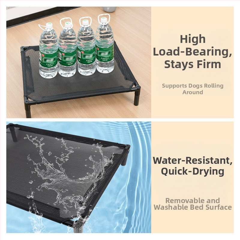 Легло за домашни любимци за кучета и котки Four Seasons, универсално лятно, дишащо, хладно, влагоустойчиво, подвижно и миещо се, земята, легло за средни и малки кучета