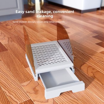 Piiriülene madala profiiliga kassiredel kassipoegadele, jälgedevastane liivamatt, kassi tualeti jalgade pühkimismatt, prügikontrolli platvorm, prügikontrolli tööriist lemmikloomadele