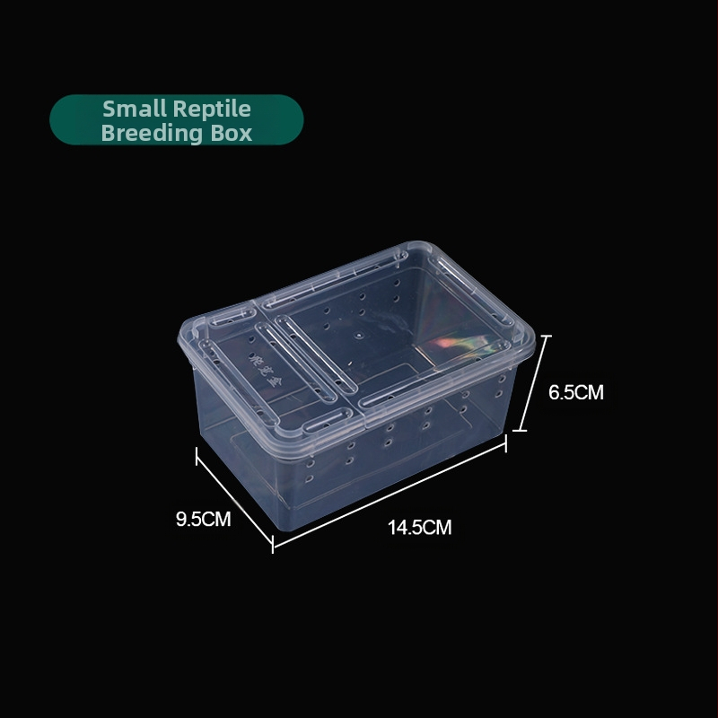 Фабрика на едро кутия за хранене на влечуги, домашни любимци, охлюви, пълзящи кутии за домашни любимци, рак-отшелник, рогата жаба, гущер, кутия за насекоми, пълзящи кутии за домашни любимци