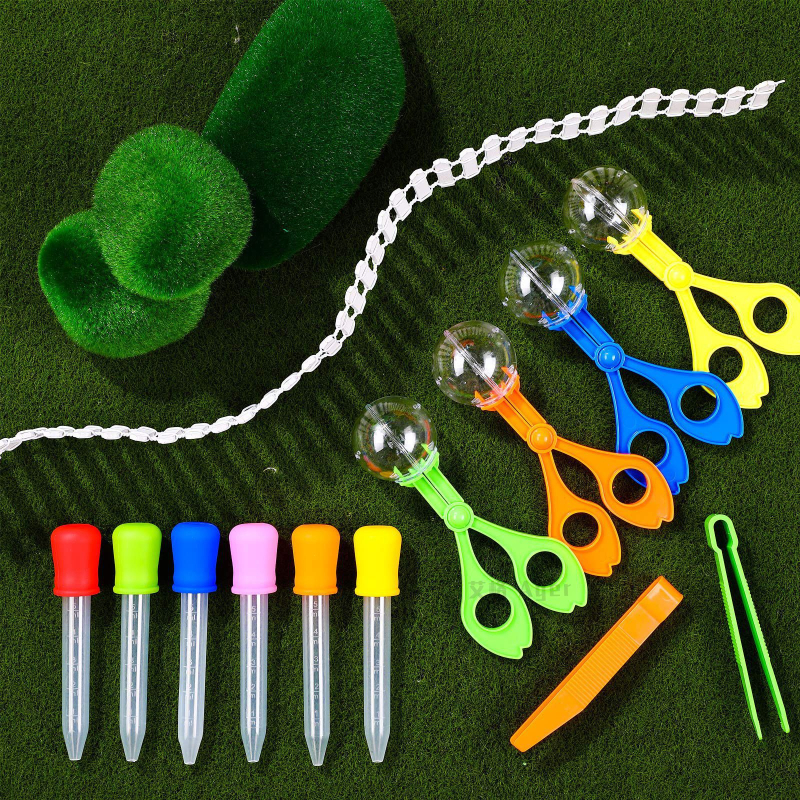 Tarpvalstybinis guminio antgalio lašintuvo vabzdžių spaustukas moksliniams sensoriniams įrankiams lauko tyrinėjimo įrankių rinkinys