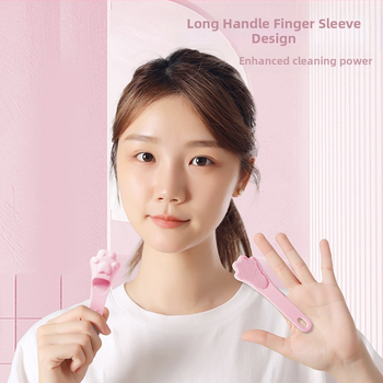 Piiriülene kuummüük kassiküünisega näopesuhari ninatiivaga ninapea hari pooride puhastamiseks pehme karvapuhastushari pehme sõrmehari