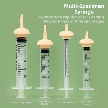 Ταΐστρα για κατοικίδια, μπουκάλι για γατάκια, μπουκάλι για κουτάβια, ταΐστρα για κουτάβια, θηλή με σταγονόμετρο, είδη σίτισης για νεογέννητα γατάκια