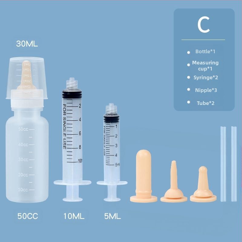 Kisállat gyógyszeradagoló palack kiscica kölyökkutya palack univerzális gyógyszeradagoló cseppentő mellbimbó újszülött kiscica etető kellékek