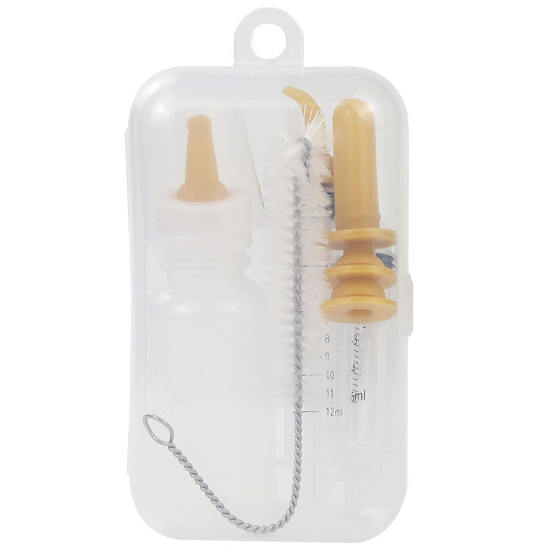 Kisállat gyógyszeradagoló palack kiscica kölyökkutya palack univerzális gyógyszeradagoló cseppentő mellbimbó újszülött kiscica etető kellékek