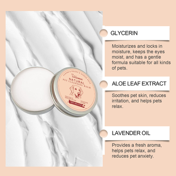 Yegbong lemmikloomade pisarateplekkide puhastuskreem, õrn puhastav lemmikloomade kasside ja koerte pisarateplekkide hooldus silmapuhastuskreem