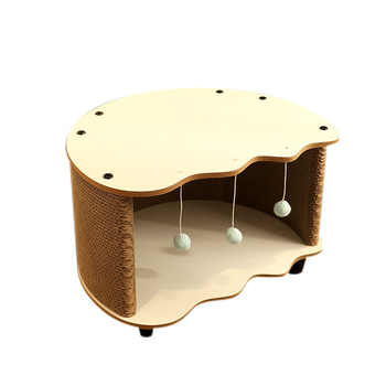 Νέο ξύσιμο γάτας με κέλυφος αυγού, ενσωματωμένη φωλιά γάτας, τραπεζάκι σαλονιού για σαλόνι, ανθεκτικό στη φθορά και περιφρονητικό παιχνίδι για γάτες