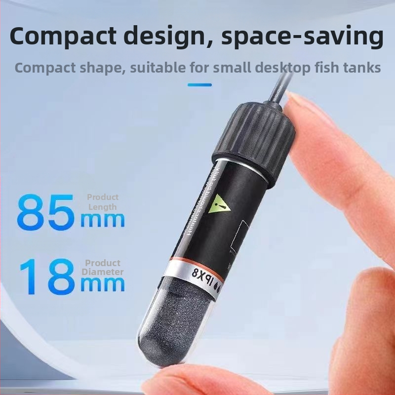 Tijă de încălzire pentru acvariu, temperatură constantă automată, tijă de încălzire pentru mini broaște țestoase, pești tropicali, lumină, apă de mare, universală cuarț rezistentă la explozie
