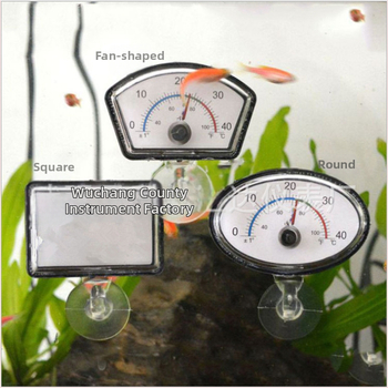 Akvárium ütközésgátló hőmérő vízhőmérséklet-mérő búvárhőmérő beépített tapadókorongos hőmérő akvárium nagy pontosságú hőmérő