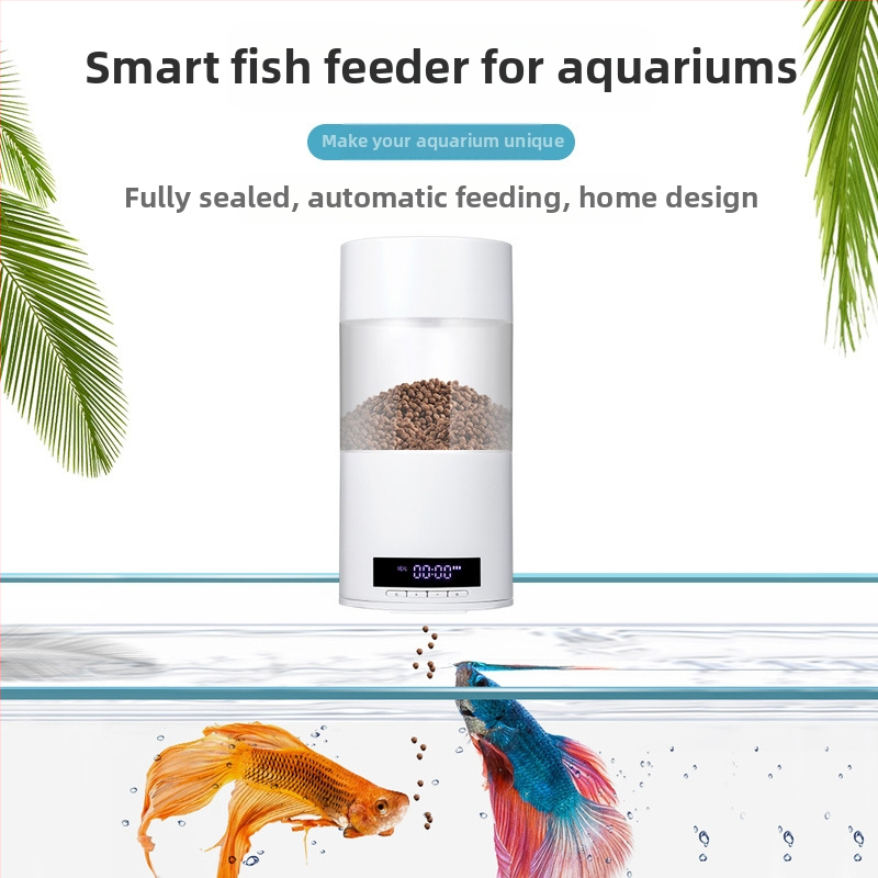 Automatinis žuvų tiektuvas guppy mažas intelektualus šėrimo tiektuvas žuvų bakas laikas žuvų maistas tropinės žuvys mini mažos žuvys