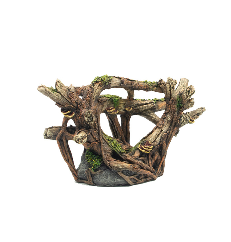 Rūpnīcas vairumtirdzniecības akvārija zivju tvertnes ainavu veidošanas zivju tvertnes dekorēšana krūmu simulācija krūmu rotājumi zivis un garneles Shelter House