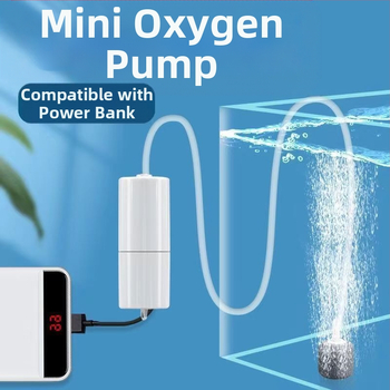 [Qingcang gydymas] Buitinis akvariumo deguonies siurblys Atmosferinis deguonies siurblys Deguonies siurblys Lauko žvejybos deguonies siurblys