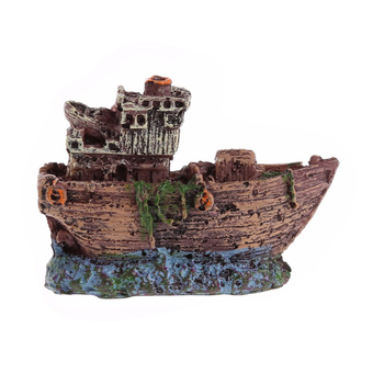 Piraadilaev/Akvaarium Haljastus/Kalapaak Klaasist akvaarium Haljastus/Peidumaja/Mängumaja/Vaigust paat Väike paat