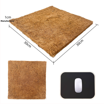 Kokosų palmių šilko augalo kvadratinis vandeniui atsparus antifrizas vištienos lizdas naminių gyvūnėlių lizdas rudas kilimėlis kiaušinių lizdo kilimėlis balandžių gyvūnų pluošto kilimėlis