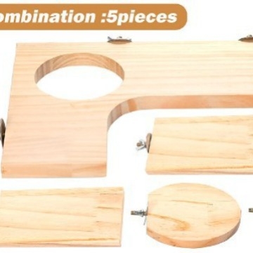 5-dijelni hrčak Totoro vjeverica papiga odskočna daska stepenica hrčak ventilator pedala hrčak stanica kavez pribor