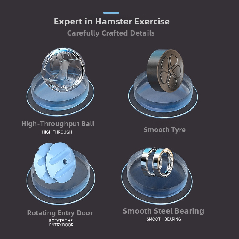 Спортна кола за хамстери Играчка Златна мечка Бягаща топка Екстра голяма ролка за хамстери Малко бягащо колело за домашни любимци Бягаща кола за хамстери