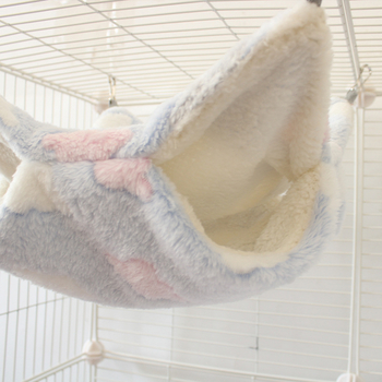 Hamac mic pentru animale de companie, sac de miere, sandwich cu scorpie, hamac agățat pentru veveriță, sac de dormit dublu strat cald, hamac de toamnă și iarnă cu căptușeală din fleece pentru veveriță