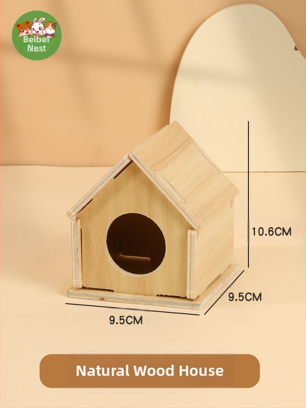 Zelta lāča mazā kāmīša platforma, kāpšanas kāpnes, kāpņu mēbeles, būra piederumi, ainavu rotaļlietas, dzīvības preces