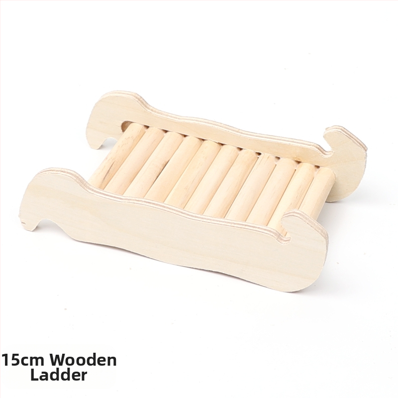 Zelta lāča mazā kāmīša platforma, kāpšanas kāpnes, kāpņu mēbeles, būra piederumi, ainavu rotaļlietas, dzīvības preces