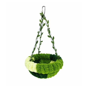 Κρεμαστή φωλιά ύπνου για παπαγάλους, φωλιά πουλιών, αιώρα ύπνου, κρεμαστή φωλιά πουλιών, κούνια από δέρμα τίγρης, βελούδινη φωλιά, μικρή φωλιά από παχύ βαμβάκι