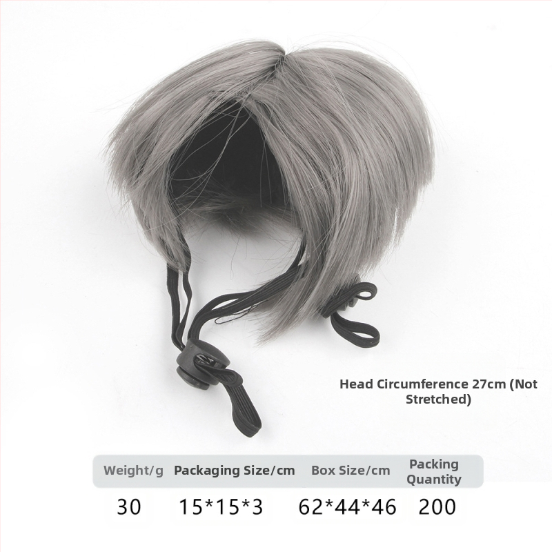 Naminio gyvūnėlio perukas, šuns, katės, tvarkingi kirpčiukai, sprogstamoji galva, meškiuko suknelė, juokingi šventiniai reikmenys