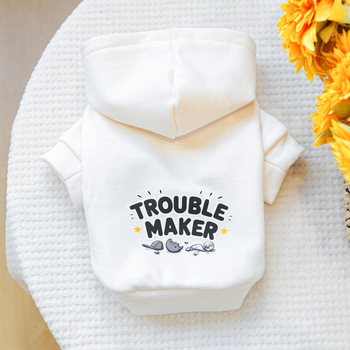 Άμεση προμήθεια από το εργοστάσιο/εξωτερικό εμπόριο σε απόθεμα ρούχα για κατοικίδια, σκύλους, γάτες, φθινοπωρινά και χειμωνιάτικα λευκά γιλέκα για μικρά προβλήματα