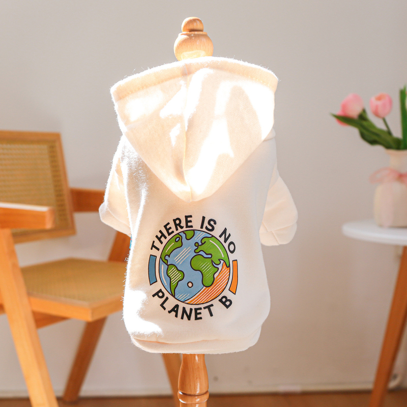 Директна доставка от фабриката/външна търговия на склад дрехи за домашни любимци, кучета и котки, есенни и зимни, бели жилетки за малки проблеми