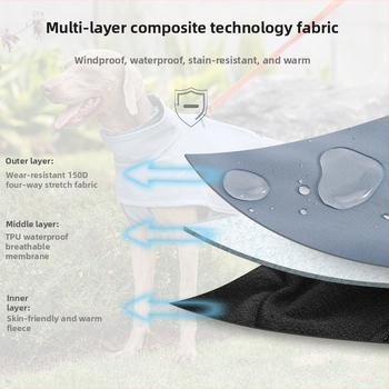 Väliskaubanduse uued talvised koerariided, paksendatud õues kasutatavad pehme kestaga joped, koerariided, puuvillast polsterdatud koerariided, lemmikloomatarbed