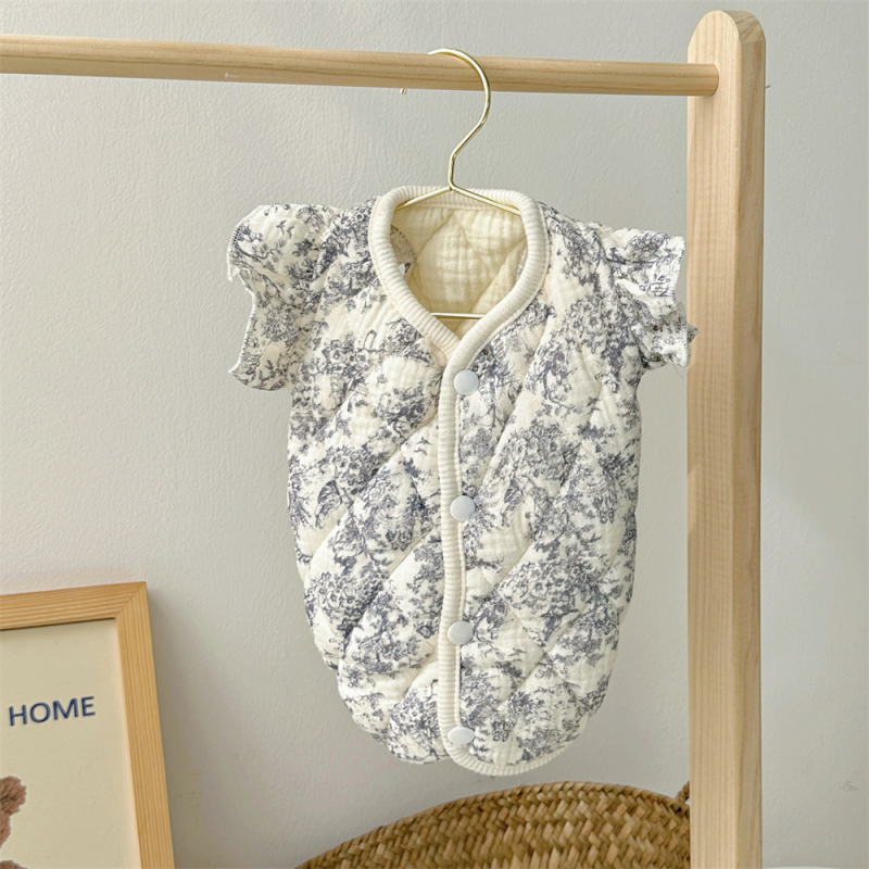 Дрехи за домашни любимци, Памучно палто за котки, Памучен жилет от марля, Дрехи за кучета и котки с малки размери, Домашни дрехи, Чист памук