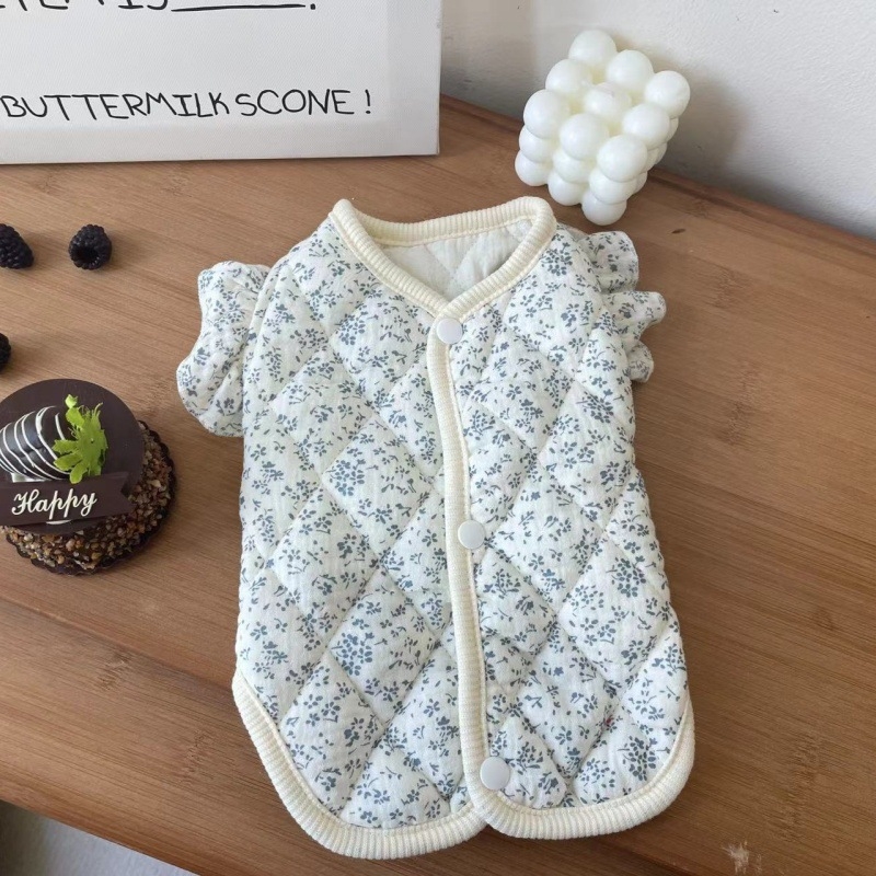 Дрехи за домашни любимци, Памучно палто за котки, Памучен жилет от марля, Дрехи за кучета и котки с малки размери, Домашни дрехи, Чист памук