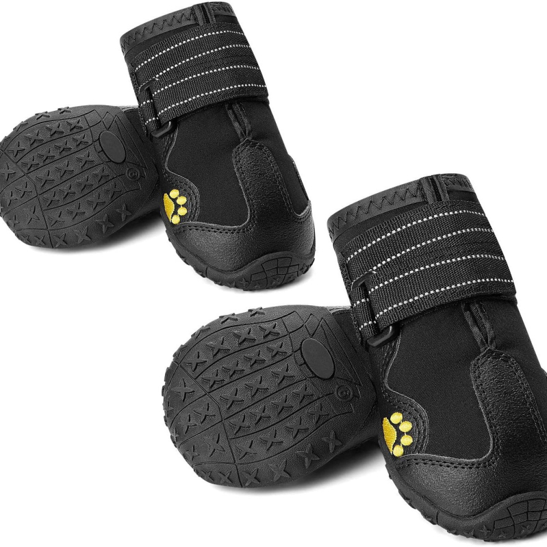 Rudens ir žiemos vandeniui atsparūs šilti šunų batai auksaspalviams retriveriams, haskiams, borderkolių veislės vidutinio dydžio ir dideliems šunims, skirtiems Europos ir Amerikos veislės šunims, perkamiausi batai augintiniams.