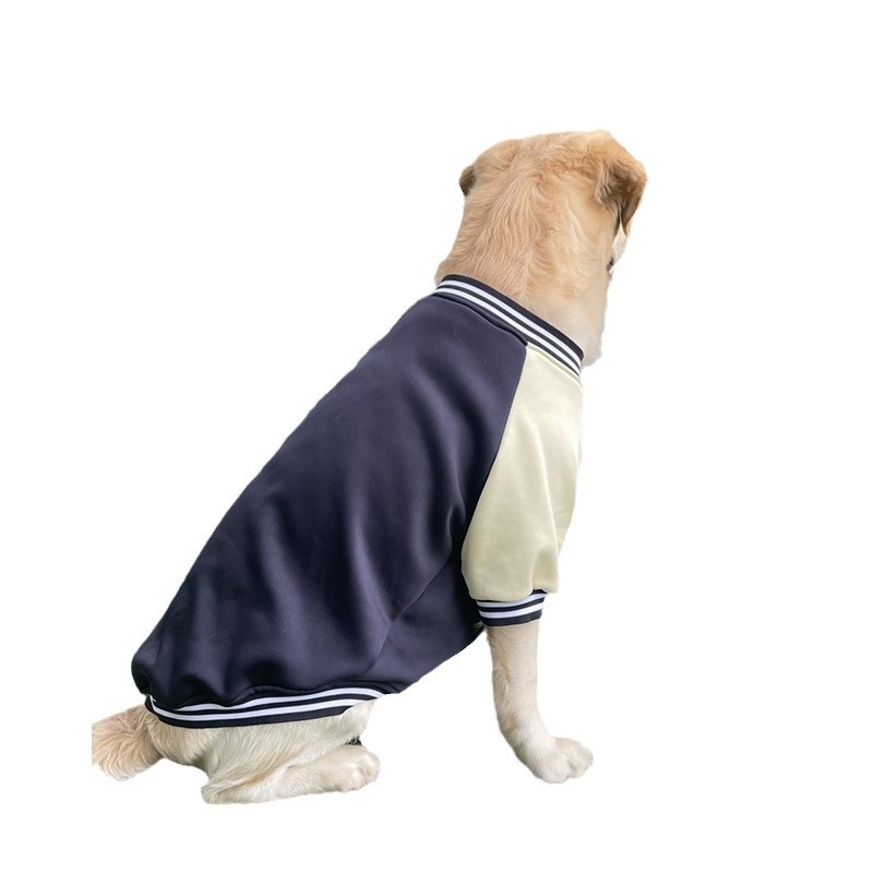 Бейзболни униформени дрехи за домашни любимци за средни и големи кучета, дрехи за кучета голдън ретривър лабрадор, дебели дрехи за есен и зима, нов модел 2024