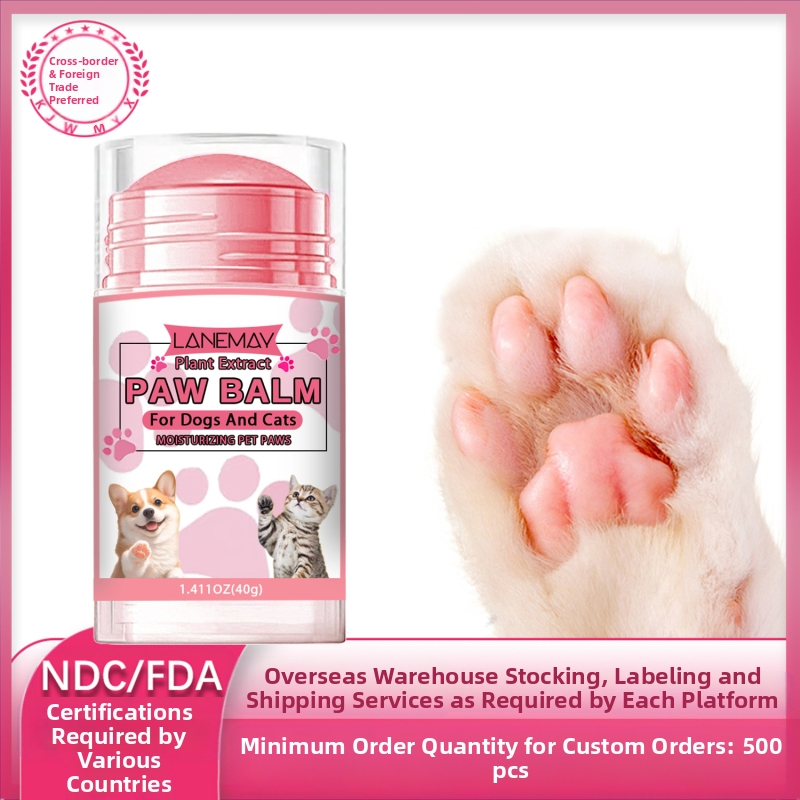 Piiriülene lemmikloomade küüniste kaitsekreem, kuivamisvastane ja niisutav hoolduskreem, universaalne topeltkaitsekreem kassidele ja koertele.