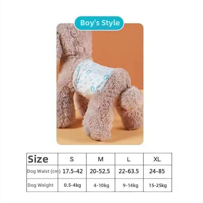 Αρσενικό σκυλί ειδικές πάνες σκύλου φυσιολογικό παντελόνι σκύλου ζώνη ευγένειας κατοικίδιων ζώων Teddy Corgi θηλυκό σκυλί θεία πετσέτα πάνες χονδρικής