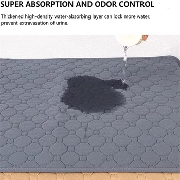 Подложка за морско свинче, която може да се пере, водоустойчива, многократно използваема, неплъзгаща се, за морски свинчета, бързоабсорбираща подложка