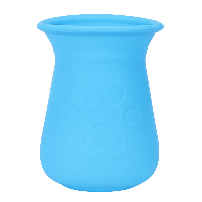 Piiriülene kuum lemmikloomade silikoonist jalgade pesukork koera jalgade pesumasina lemmikloomade puhastusvahendi jalgade puhastuskorgi masseerija