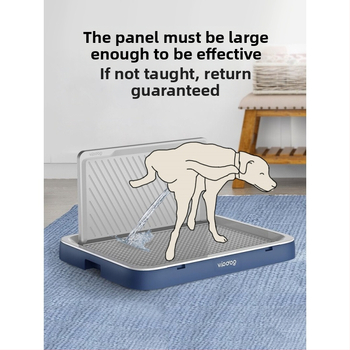 Šunų tualetas, didelis, plokščias, vidutinio ir mažo dydžio šunims, ypač didelis šlapimo padėklas, smėlio dubuo, specialus augintinių išmatoms, su sienele šuniui