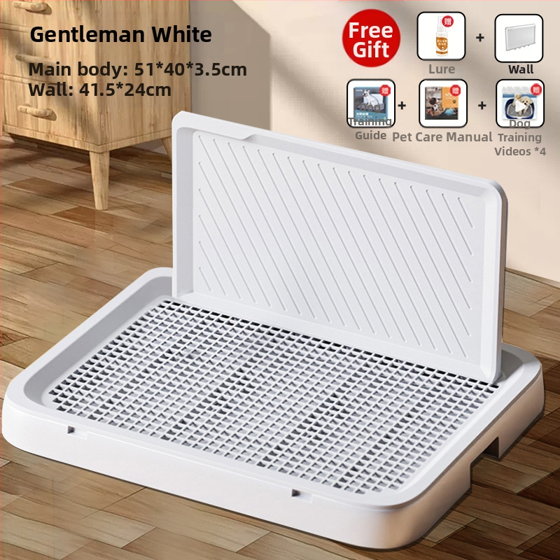 Šunų tualetas, didelis, plokščias, vidutinio ir mažo dydžio šunims, ypač didelis šlapimo padėklas, smėlio dubuo, specialus augintinių išmatoms, su sienele šuniui