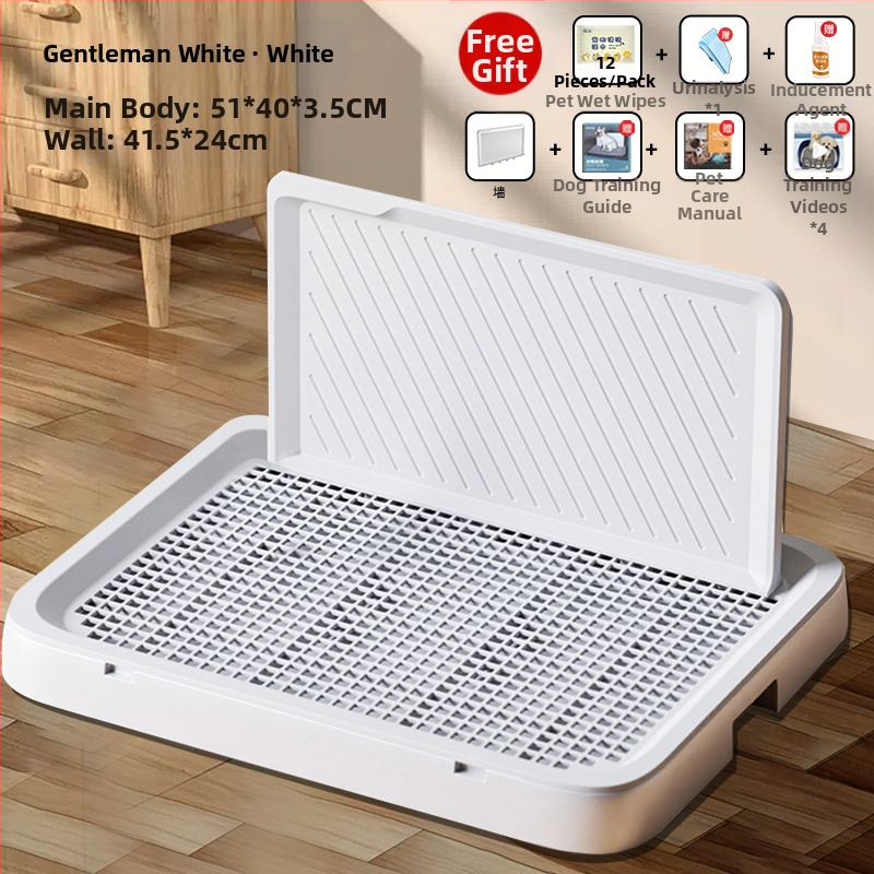 Šunų tualetas, didelis, plokščias, vidutinio ir mažo dydžio šunims, ypač didelis šlapimo padėklas, smėlio dubuo, specialus augintinių išmatoms, su sienele šuniui