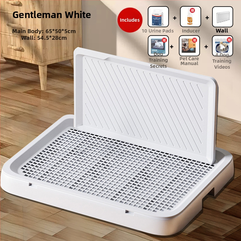 Šunų tualetas, didelis, plokščias, vidutinio ir mažo dydžio šunims, ypač didelis šlapimo padėklas, smėlio dubuo, specialus augintinių išmatoms, su sienele šuniui