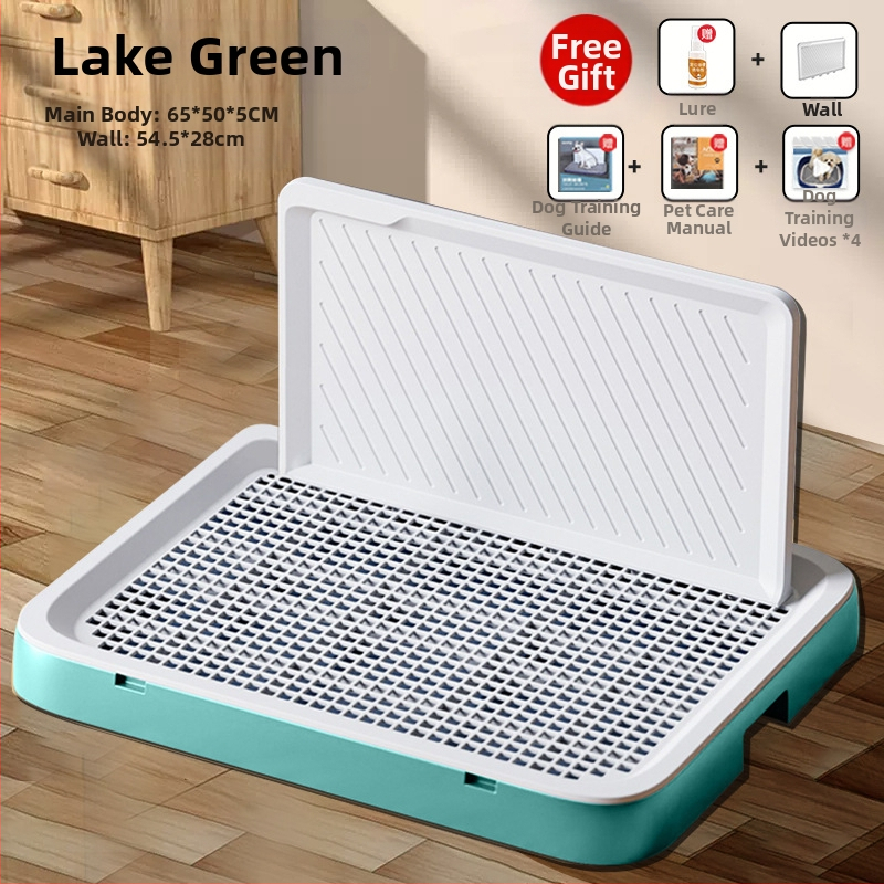 Šunų tualetas, didelis, plokščias, vidutinio ir mažo dydžio šunims, ypač didelis šlapimo padėklas, smėlio dubuo, specialus augintinių išmatoms, su sienele šuniui