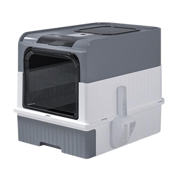 Κουτί άμμου γάτας Αρ. Πλήρως ημικλειστό Τουαλέτα για γατάκια Κουτί άμμου γάτας Ενσωματωμένο κλουβί γάτας Κούτα άμμου γάτας με προστασία από πιτσίλισμα