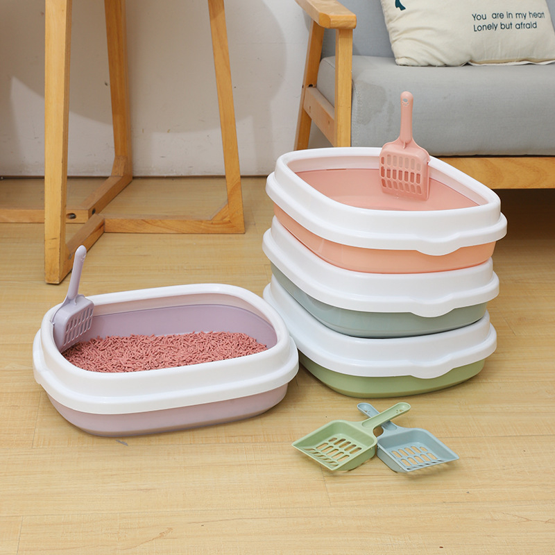 Suur kassiliivakast, ülisuur, täielikult poolsuletud kassi tualett, eriti suur pritsmekindel kassiliivakast, kassidele mõeldud lemmikloomatarbed