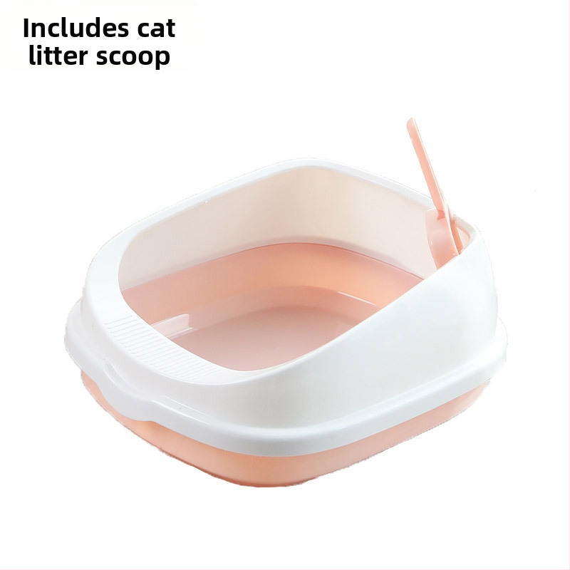 Suur kassiliivakast, ülisuur, täielikult poolsuletud kassi tualett, eriti suur pritsmekindel kassiliivakast, kassidele mõeldud lemmikloomatarbed